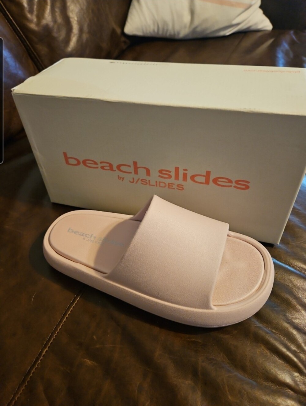 NIB J/Slides J Slides Beach Slides pink size 10